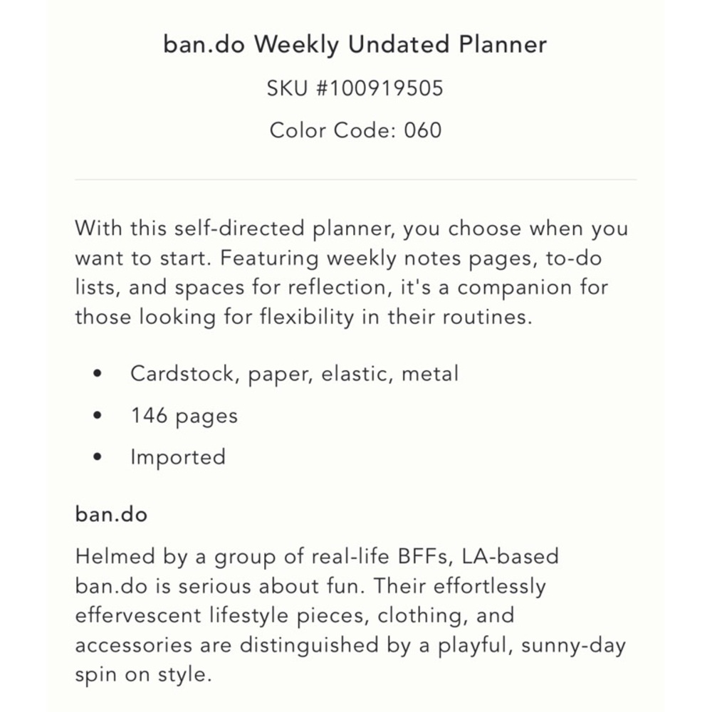 Weekly Undated Planner - Picture 4 of 6